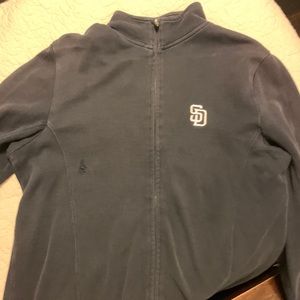 Padres Cutter & Buck Navy Jacket